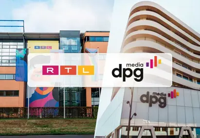 Samengevoegde foto van RTL en DPG Media