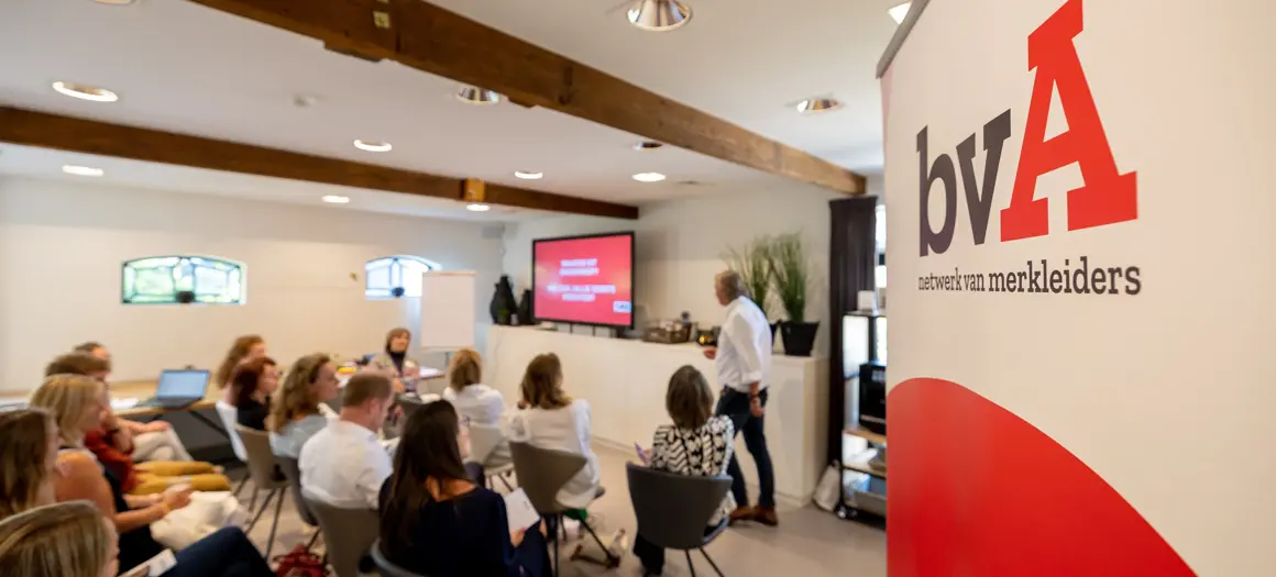 bvA banner op netwerkevent