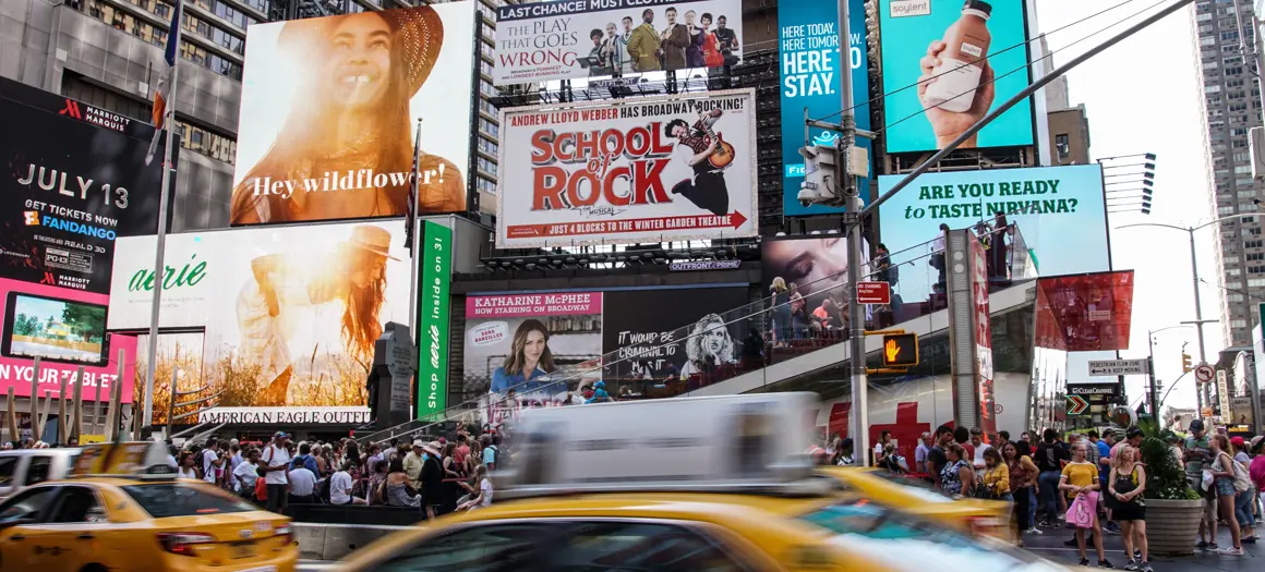 Billboards stockfoto