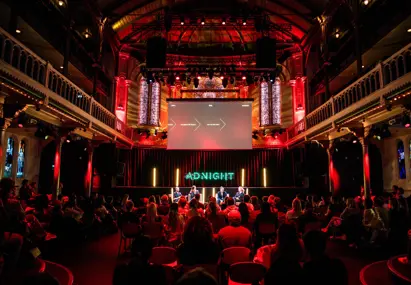 Paneldiscussie tijdens ADNIGHT 7de editie is Paradiso in Amsterdam 