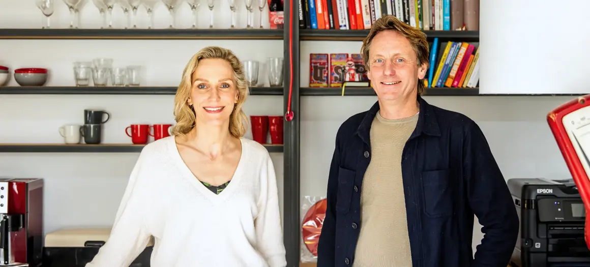 Hans Middelhoek en Esther Overmars