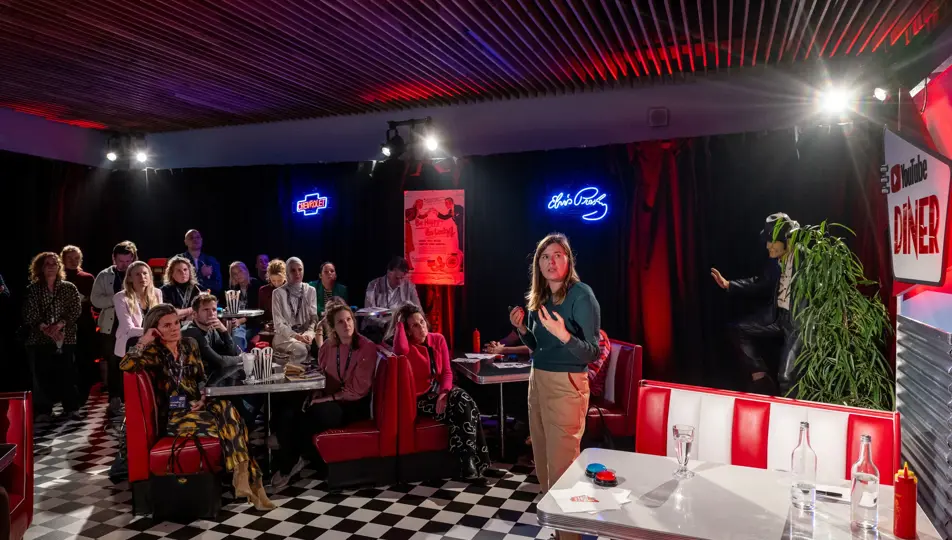 Presentatie van YouTube over AI tijdens MarketingLive! 2024 