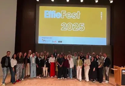 Groepsfoto tijdens EffieFest 2025
