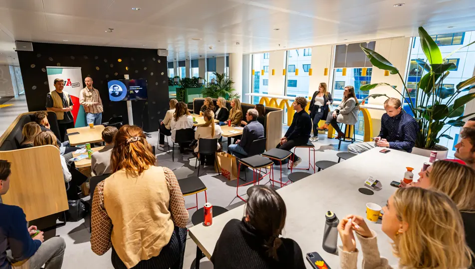 bvA Next event kerscommercial overzicht van alle aanwezigen